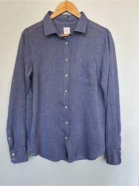 The Boy Shirt by J. Crew Blue Long-Sleeve Button-Down Shirt